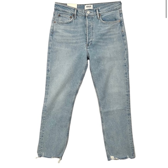 AGOLDE ‘Riley’ High Rise Straight Crop - Picture 6 of 12